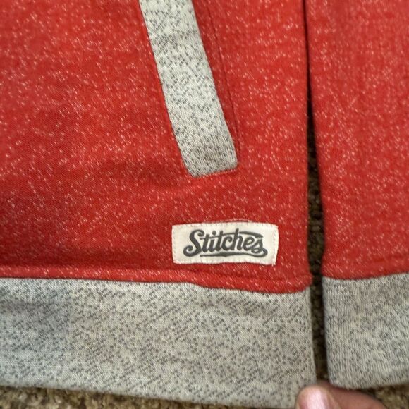 St. Louis Cardinals Stitches Men's Zip Up Jacket Size Large Large Back Logo - Picture 4 of 12